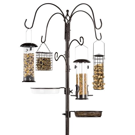 metal house bird feeder|metal free standing bird feeder.